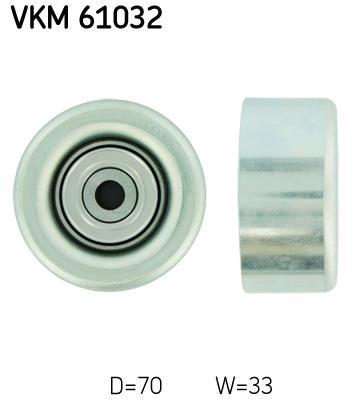 Galet enrouleur de courroie d'accessoire SKF ref. VKM 61032